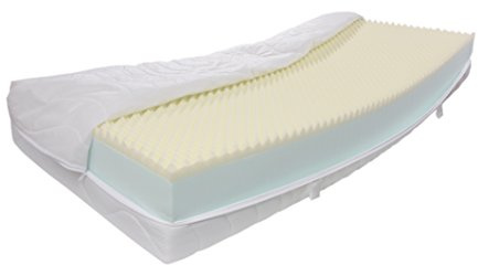 Dibapur® VISCO Life XXL: Orthopädische Kaltschaummatratze 160x200 cm, 25 cm Höhe, Hohes Raumgewicht, mit Gesteppten Doppeltuchbezug, Made in Germany