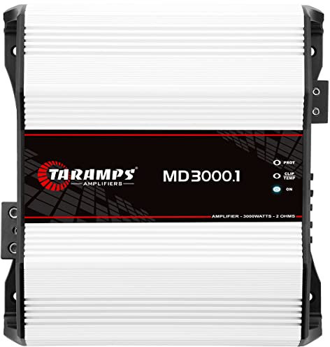Taramps MD 3000.1 2-Ohms 3000 Watts 1-Channel Class D Stereo Car Audio Amplifier