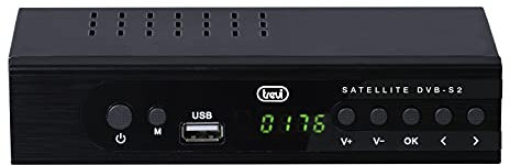 Trevi Sat 3387 S2 Decodificador satelital DVBS-S2 Free to Air, HDMI, SCART, USB, Salida coaxial