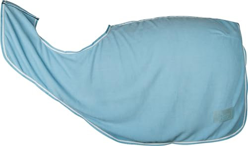 HH Ausreitdecke Fleece XL (155-165cm) türkis/hellblau
