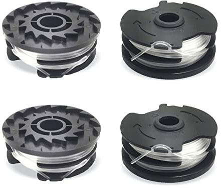 Viilich 4 Stücke Ersatz Fadenspulen für LIDL Parkside,Nylonfäden Ersatz Spule für LIDL Parkside Trimmer Rasentrimmer PRTA 20-Li A1,B2,C3;PRT 550 A1, A3;PRT 300 A1-2x4m 1,6mm