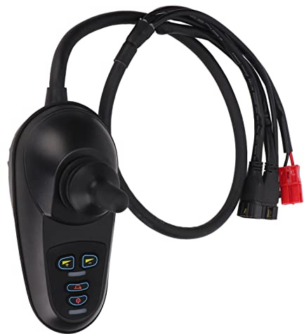 Septpenta Joystick Controller, Hochempfindliche 360​​° Freilenkung, Bequemes Bedienen, Zubehör für Elektromobilitätsrollstühle für Elektrorollstühle, Intelligente Roboter, Überwachung