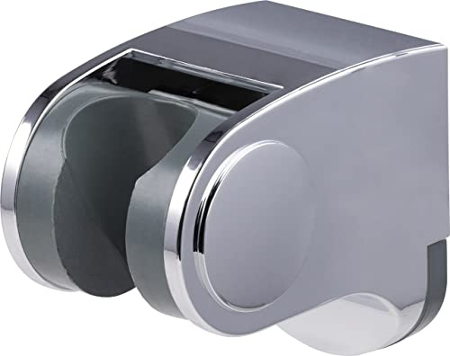 Soporte mural regulable para teleducha con carril deslizante | ABS cromado resistente y elegante | Fácil de instalar y usar | EUROSANIT