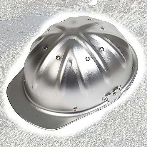 Schutzhelm, Schutzhelm aus Aluminiumlegierung, hochfester Helm, Arbeitshelm, Outdoor-Helm. Das Oberteil ist sicherer und effektiver, um Durchstiche zu verhindern