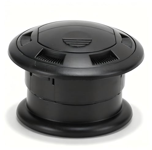 Armaturenbrett Klimaanlage Deflektor, Universeller ABS Luftauslass 75 mm für Auto, Boot, Wohnmobil, optimale Luftführung, einfach zu installieren
