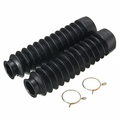 AWEBB 2 Teile/Satz Gabel Faltenbalg Abdeckung Universal Motorrad Gummi Boot Staub Kappe 13 Abschnitt Motocross Schützen Zubehör