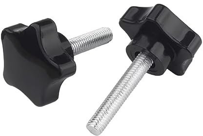 SYDARSYN Flügelschraube Kunststoff Plastik Sternenkopf Rändelschrauben Sterngriff M10x16mm (5 Stück)