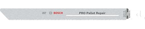 Bosch 5x PRO Pallet Repair S1135VFR Recip Saw Blade, 1,25 x 19 x 225 mm, 5p | für Stahl, Holz mit Nägeln, Länge 225 mm, Professional Zubehör Säbelsäge