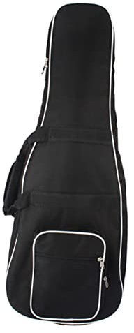JOINPAYA Stoßfester Mandolinen Rucksack aus Oxford Stoff Schwarz Große Kapazität und Verstellbar Robuste Instrumententasche für Mandolinen zum Sicheren Transport
