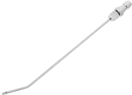 Alipis Aiguille de nettoyage haute pression chauffe-eau nettoyeur haute pression pièce jointe lourd Buse de pulvérisation Acier inoxydable Silver