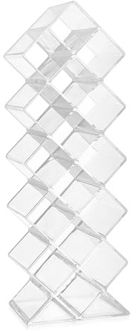 LEKABIN Lipstick Organiser, 16 Slot Lipstick Holder, Acrylic Clear Makeup Organiser Storage Organizer for Vanity Lip Gloss Make-up Cosmetic Organisers