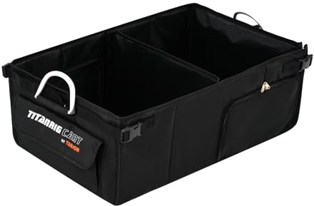 TARION Video Production Cart Accessories - Foldable Storage Box for Titanrig Cart Base - Dual Side Access & Extendable for Long Gear - Titanrig Organizer