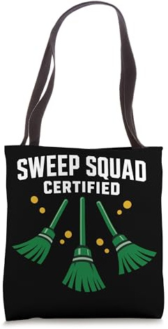 Curling Funny Sweep Hard Broom Cardio Ice Winter Sport Tote Bag