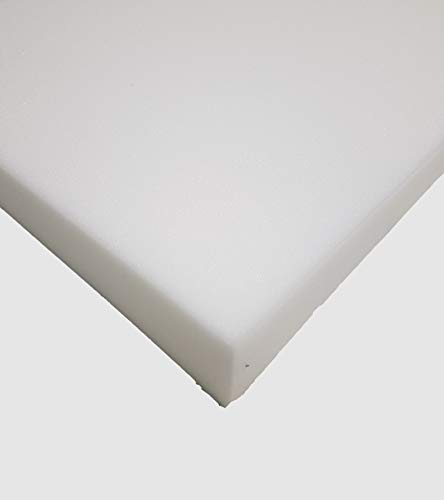 Glatt Schaumstoff Selbstklebend Dämmung Schallschutz (100cm x 50cm x h)* Weiß o. Schwarz (100x50x3, Weiss)