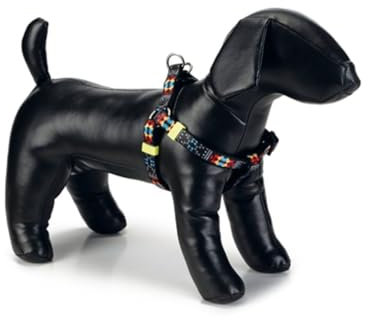 Hundegeschirr verstellbar 26-40cm Brustgeschirr Norwegergeschirr Nylongeschirr