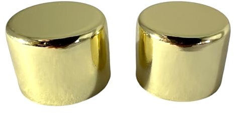 EVOGES Polished Brass Spare Universal Dimmer Knob, Pack of 2