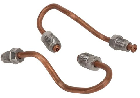 Bremssattel Hinten Bremsleitungen, Bremssattel Brücken Rohr Kupfer Brems Brücke Rohr mit Edelstahl Steck Verbinder Ersatz für Altea Toledo