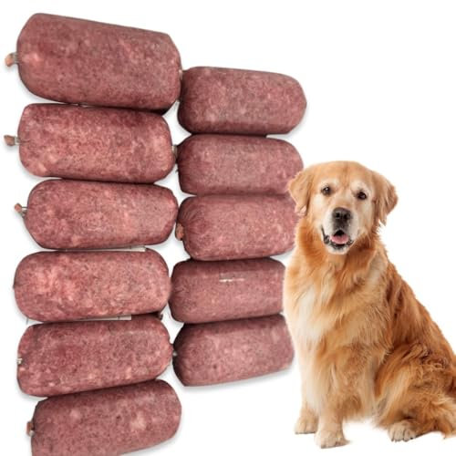 High-Protein Raw Dog Food - Frozen Chicken Mince - 10kg (20 × 500g) - Natural & Grain-Free Meal for Dogs - Dog Meal