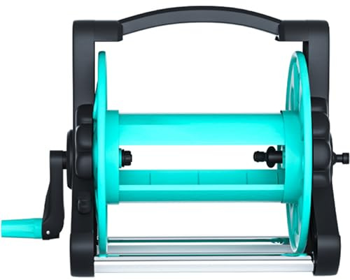 Dbvnnsy Garden Hose Reels, Portable Hose Pipe Reel, Twisting Free Hose Pipe Reel with Handle Water Hose Reels Without Hose Cart for Outdoor Yard Lawn Farm Patio Watering