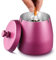Tatxmalv Cendrier Coupe Vent D'extérieur, Cendrier en Céramique Noire etc, Cendrier Rétro avec Couvercle pour La Décoration de La Maison et du Bureau (Rose)