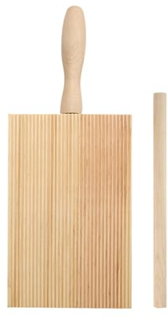 Träförvaringsbit och 1 stycke träpinne, ugnsverktyg, köksredskap, pastaproduktion