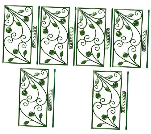 KITANDOVE 6piezas Soporte para Trepadoras De Jardín para Trellis Decorativo De Interior y Exterior para Rosales y Guisantes