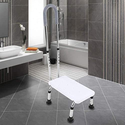 JXYQ Pédales de sécurité réglables en Hauteur avec Mains courantes pour Personnes âgées et handicapées, marches de Baignoire antidérapantes et tabourets de Douche pour Aide à la mobilité