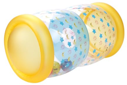 minkissy Rodillo Inflable para Gatear para Bebés Juguete Sensorial de Entrenamiento para Ejercicio de y Audición Colores Brillantes