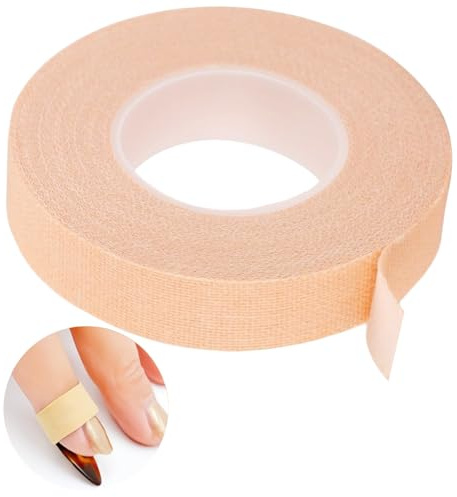 Self-Adhesive Bandage Tape, Finger Tape Skin Colour Wrap Tape Breathable Sports Strapping Tape for Climbing Care Sports (1 Roll, 1cm*5m)