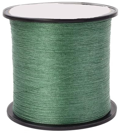 Multifilament Angelschnur Schnur 4 Stränge Geflochtener Draht PE Karpfen 100M- 2000M Grün 6-100LB Outdoor-Zubehör für Armbänder Hängende(100M,0.2)