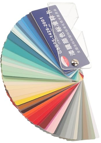 Ipetboom Set Campioni Vernice Cartella Colori Standard 83 Tonalità per Pavimenti e Ferramenta, Carte Acquerellabili Portatili per Professionisti e Fai da Te, Strumenti Precisi
