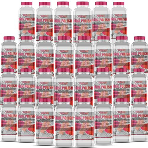 GiDeli Dissolvant pour vernis à ongles - 30 x 1 l - Nettoyant professionnel pour ongles Soak-Off Gel et UV - Enlèvement délicat et fiable du vernis à ongles - Pour salon de manucure