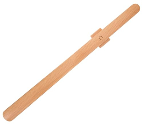 ROMISBABA Magnetiskt Skohorn med Långt Handtag i Massivt Bokträ Praktiskt för Seniorer Gravida och Resor Bekvämt för Hemmabruk och Enkelt att Förvara med Magnetisk Funktion