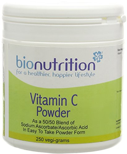 Bio Nutrition Vitamin C Powder (as Sodium Ascorbate/Ascorbic Acid Blend) - Antioxidant Vitamin C - 250g Powder