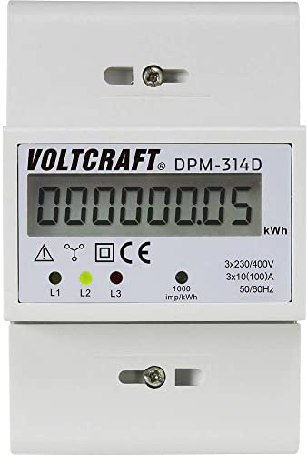 VOLTCRAFT DPM-314D DPM-314D Drehstromzähler digital 100 A MID-konform: Nein 1 St.