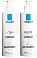 LAIT RELIPIDANT CORPS 2X400ML LIPIKAR PEAUX SECHES ET SENSIBLES LA ROCHE-POSAY