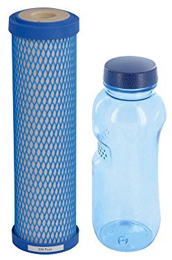 Wasserfilterpatrone EM Puro & Tritan Trinkflasche 0,5l BPA frei
