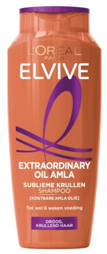 3er Pack - L'Oréal Elvive Extraordinary Oil Lockenpflege Shampoo - definierte und elastische Locken - 250 ml