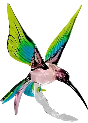 höhenverstellbarer Orchideenstab, Kolibri (lila-hellblau-grün)