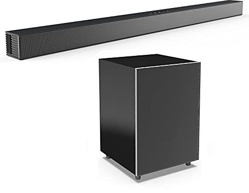 TV Audio Speakers Bluetooth Audio Subwoofer，3D TV Speakers Surround Sound Home Theater Audio System, HDMI RCA, Bluetooth, USB, Opt, COA and AUX Connections