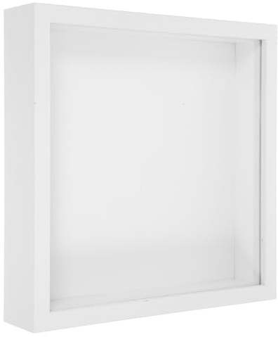 AOKWAWALIY Cornice Per Fiori Secchi 8 Pollici 8X8 Pollici Cornice Da Tavolo in Legno Foto Da Parete Decorativa Per Casa Espositore Fai Da Te Per Fiori Pressati E Conservati