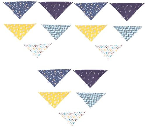 UPKOCH 15stücke Teiliges Babylätzchen Aus Triangular Scarfs Für Neugeborene Und Kleinkinder Für Fütternde Eltern Hochabsorbierend Waschbar Und Leicht Koreanisches Design