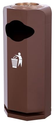 Cubo de Basura Cenicero vertical Cenicero de acero inoxidable Vestíbulo del hotel Centro comercial Ascensor Pasillo del hotel Extinción de humo Bote de basura de alta gama cubo basura reciclaje exteri