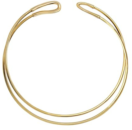 Breil, Collezione Lightline, Collana Donna Rigida, in Acciaio Armonico Lucido, Effetto Luminoso, Taglia Unica, Idea Regalo Donna