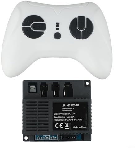 HpLive JR1922RXS-D2 - Telecomando e ricevitore per auto elettrica per bambini, 12 V, 2,4 g, ricambio per auto giocattolo elettrica