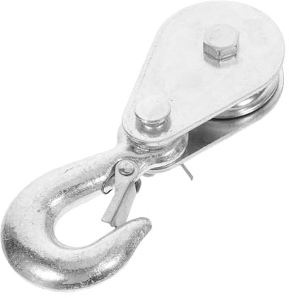 TIDTALEO Pulley Hook Per Cavi Puleggia Resistente Gancio Per Sollevamento Su Utv e Atv Facile Da Installare e Utilizzare Per Motocross e Attività Di