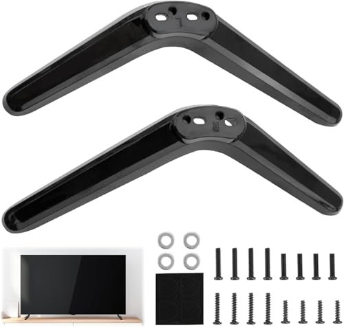 Universal tv Stand Legs for TCL tv Base Foot Replacement Compatible with TCL Roku 28-65 Inch
