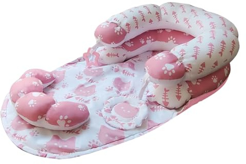 Tappetino e cuscino per la posizione prona, con giocattolo sensoriale, gioco educativo sensoriale, per la promozione precoce, per cameretta dei bambini, soggiorno, uso quotidiano
