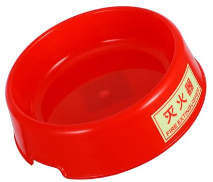 WHAMVOX Luminous Fire Extinguisher Base Plastic Stand Fire-resistant Storage Holder for Extinguishers Stable Anti-tip Reflective Design for Home and Workplace Safety