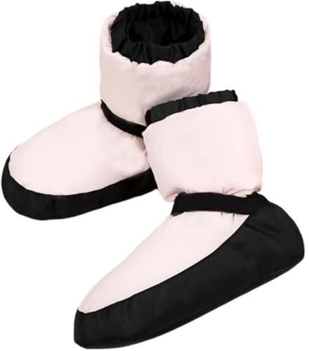 Hixingo Botas Calentamiento Ballet, 34-45 Zapatillas de Ballet Mujer Invierno Cálidas Botas de Calentamiento Ballet Gomas de Sujeción para Práctica de Baile